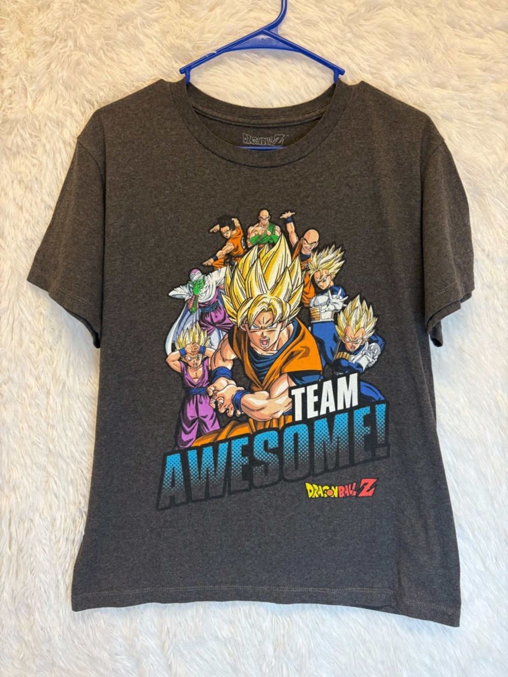 Dragon Ball Z “Team Awesome” Graphic Kids T-Shirt | Size Large 🧡 🔥 - Picture 5 of 16